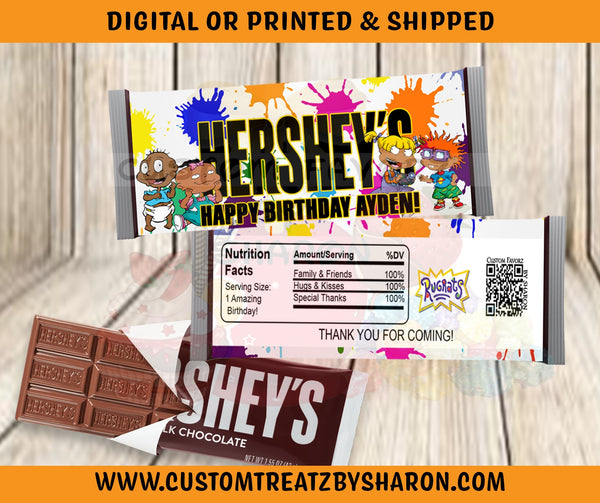 Rugrats Hershey Bar Labels rugrats-hershey-bar-labels