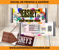 Rugrats Hershey Bar Labels Custom Favorz by Sharon