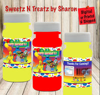 Sesame Street Inspired Party Bubbles Custom Favorz by Sharon
